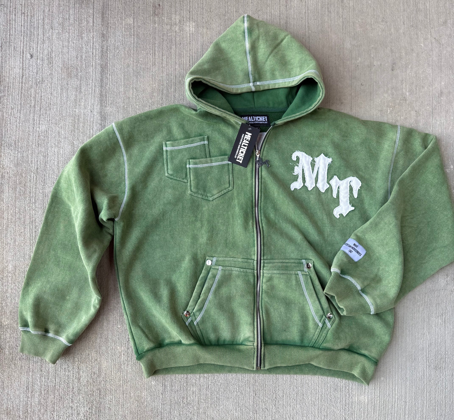 MT "Vault" Green hoodie