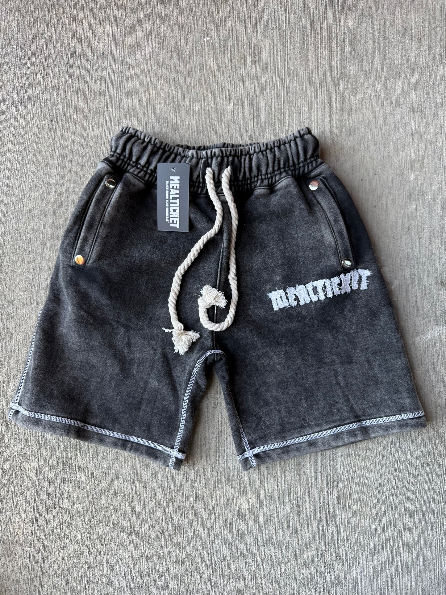 MT Charcoal Vintage Shorts