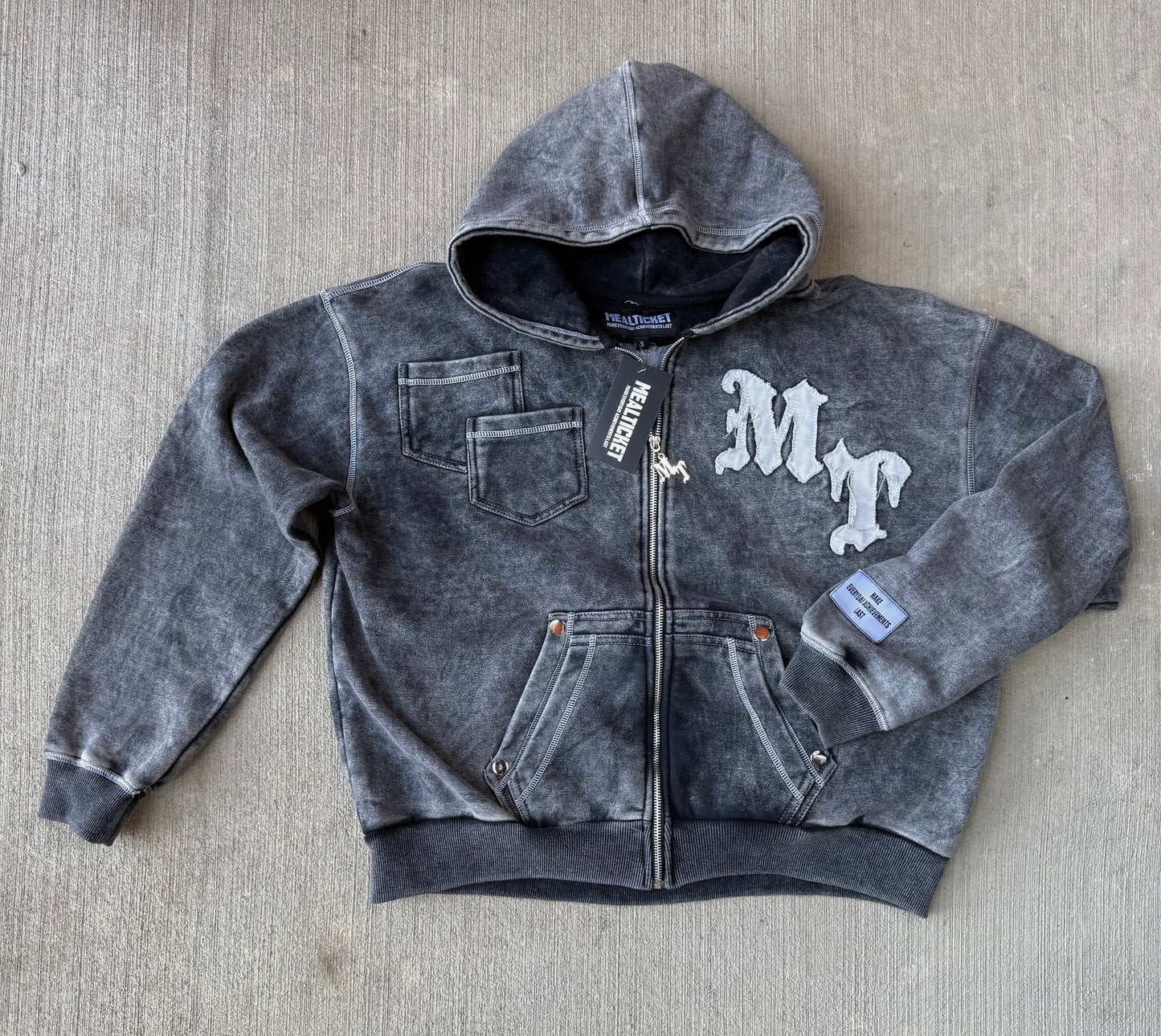 MT "Vault" Charcoal hoodie